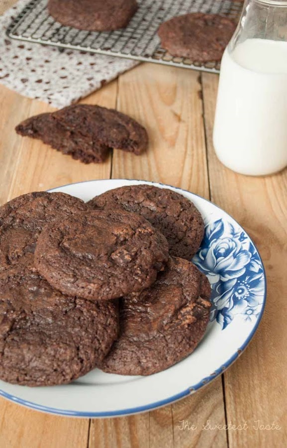 Galletas de chocolate y guindilla / Double chocolate chilli cookies