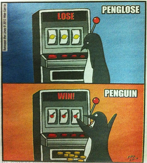 Penguin Joke win