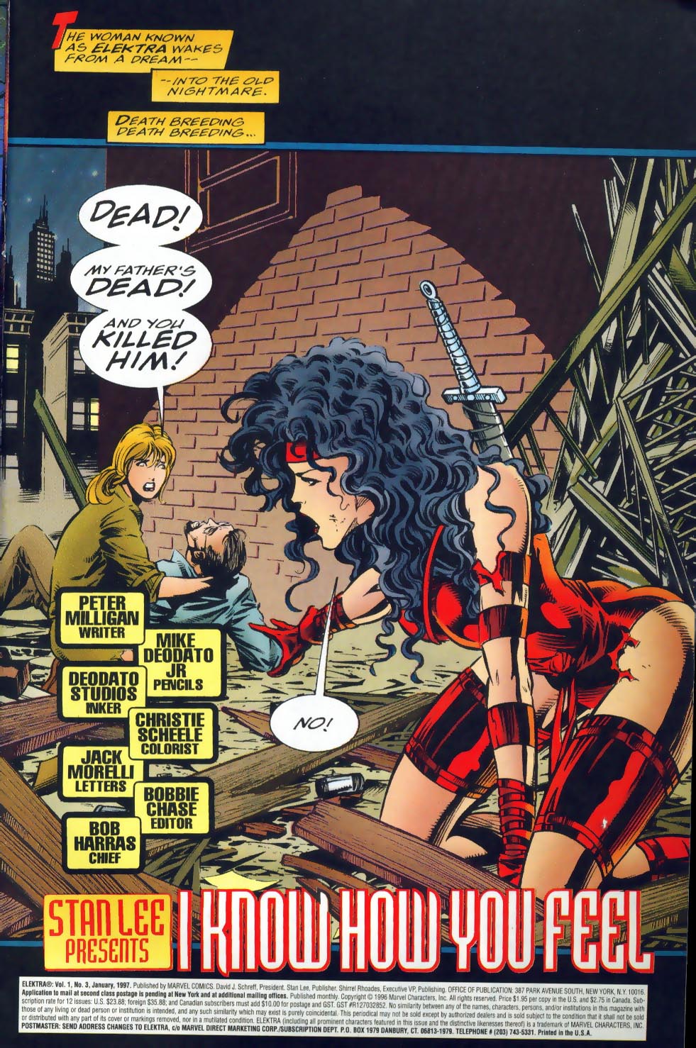 Read online Elektra (1996) comic -  Issue #3 - I Know How You Feel - 2