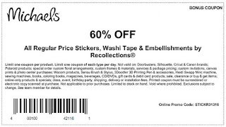 coupon for michaels 2018