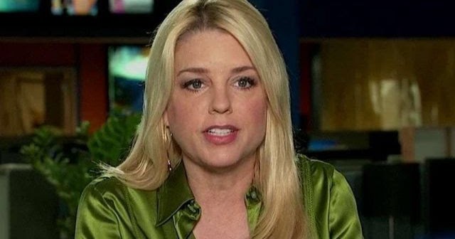 Ladies in Satin Blouses: Pam Bondi - 2 satin blouses