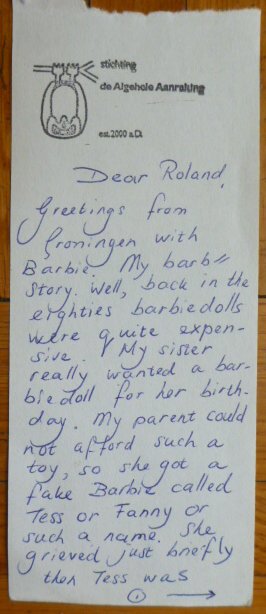barbie story writing