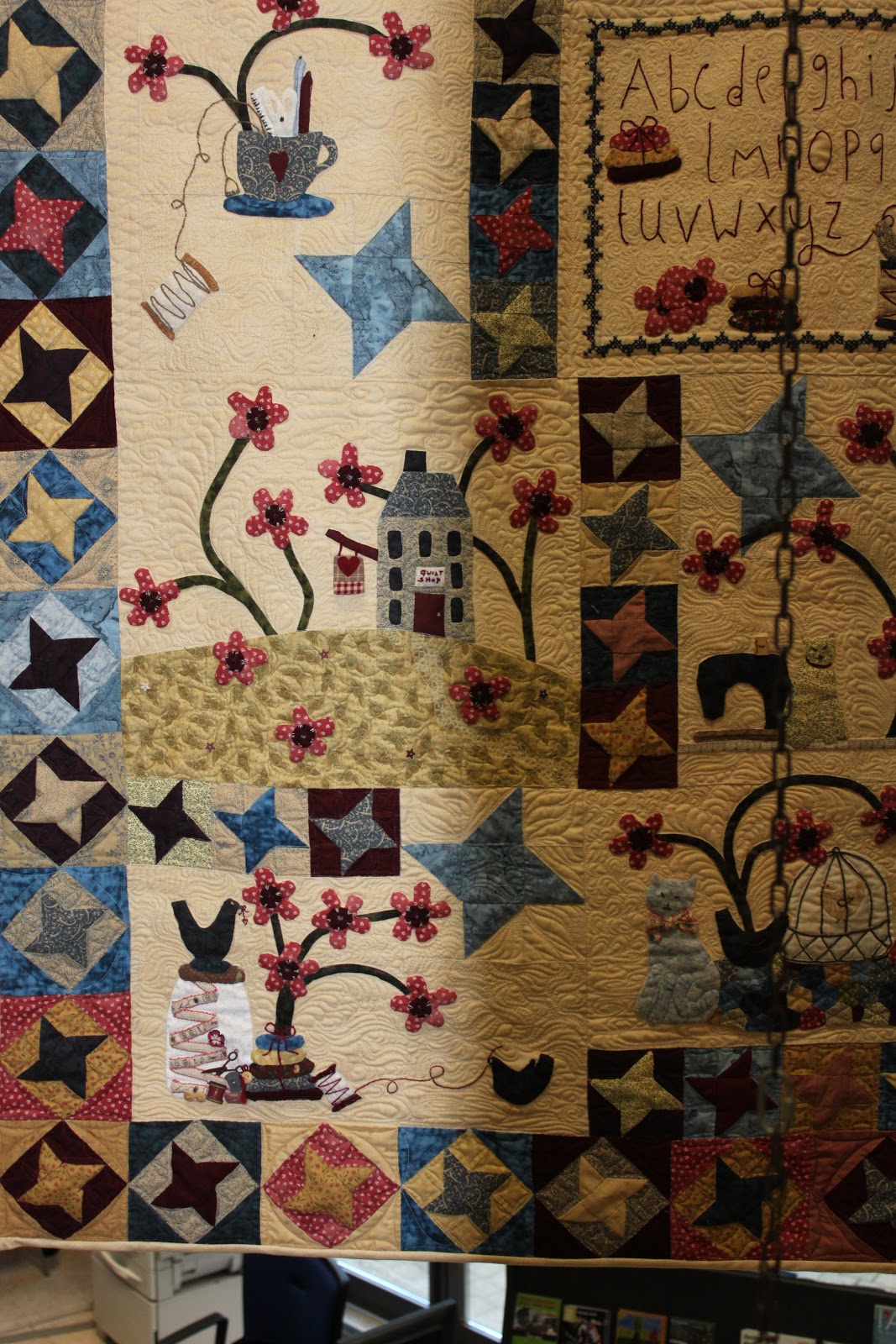 Suzan's Patchwork Garden COUNTRY PATCHWORK;;; A LITTLE QUILT SHOW!!!