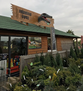Jurassic Cove Adventure Golf course at Bents Garden and Home in Glazebury. Photo by Matthew Blakeley, 28th April 2017 Jurassic Cove Adventure Golf course at Bents Garden and Home in Glazebury. Photo by Matthew Blakeley, 28th April 2017