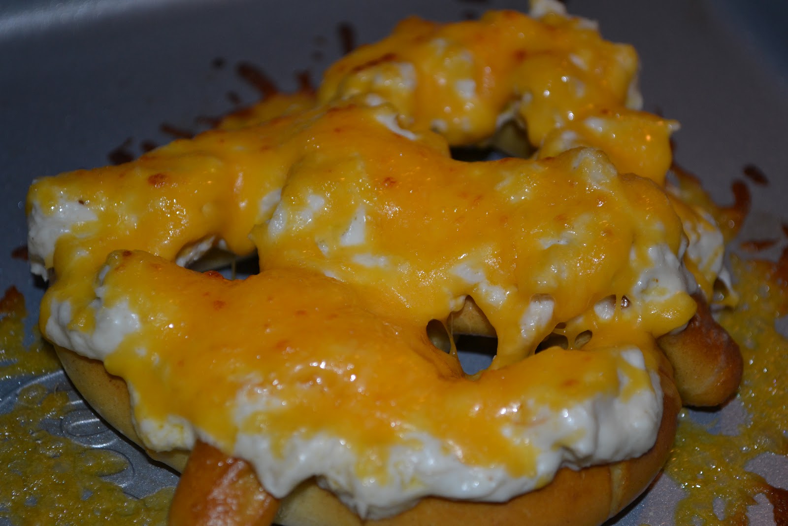 Purple Tailgating Mama Maryland Crab Pretzel