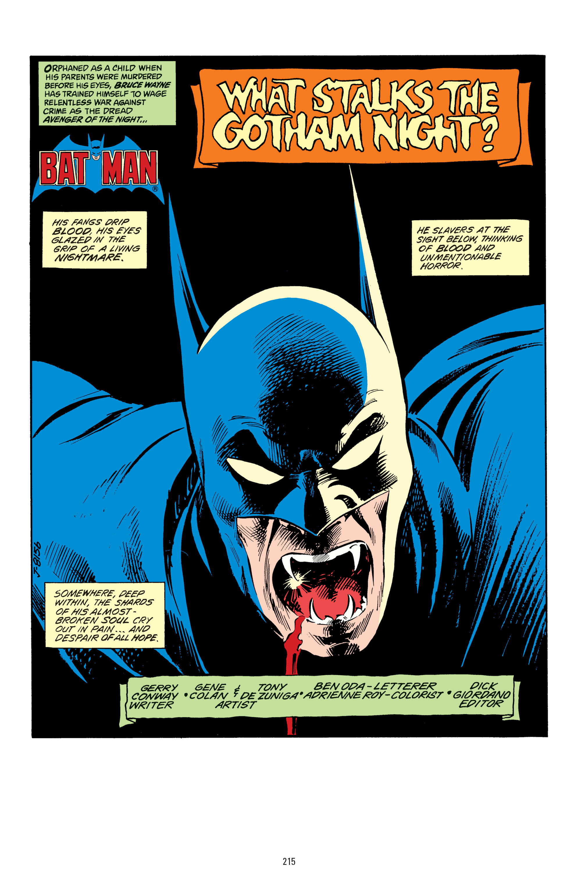Read online Tales of the Batman - Gene Colan comic -  Issue # TPB 1 (Part 3) - 15