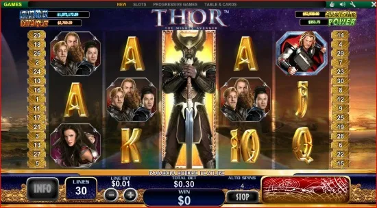 Tragaperras online Thor The Mighty Avenger