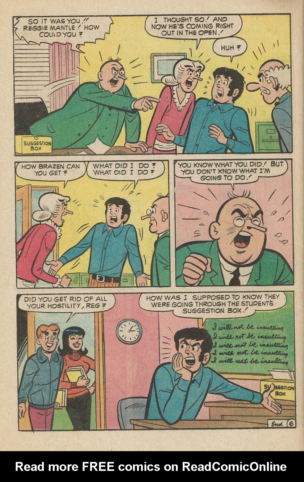 Read online Reggie and Me (1966) comic -  Issue #56 - 39