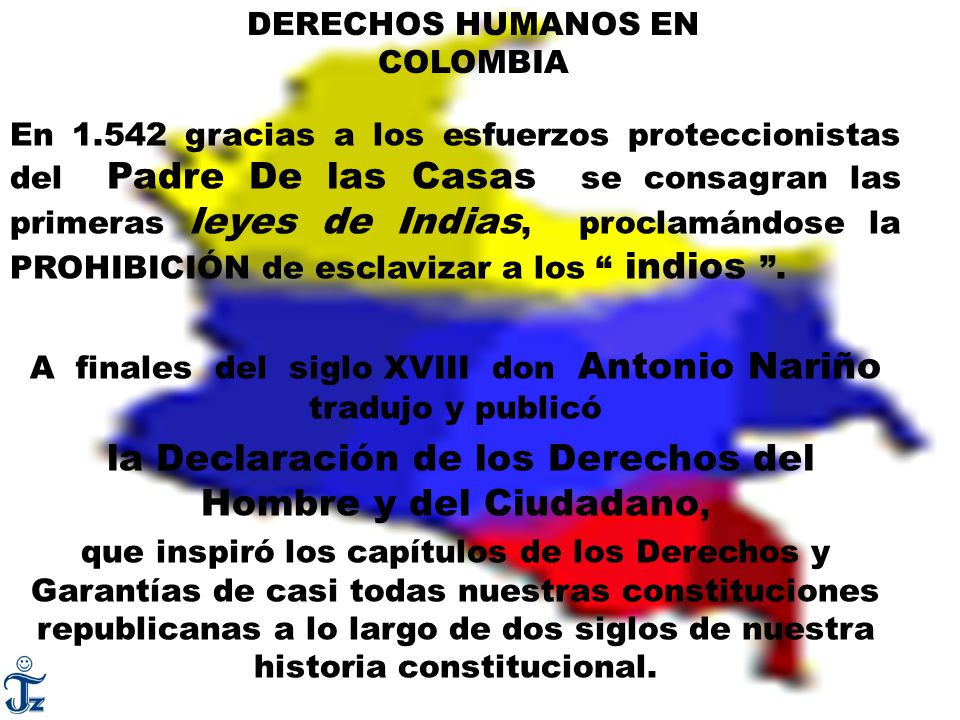 ORIGEN DE LOS DERECHOS HUMANOS EN COLOMBIA