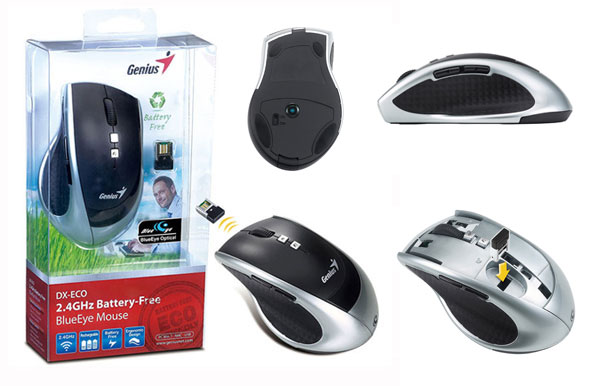 Genius DX-ECO Mouse Tanpa Batere & BlueEye Engine bisa Digunakan Di Berbagai Permukaan