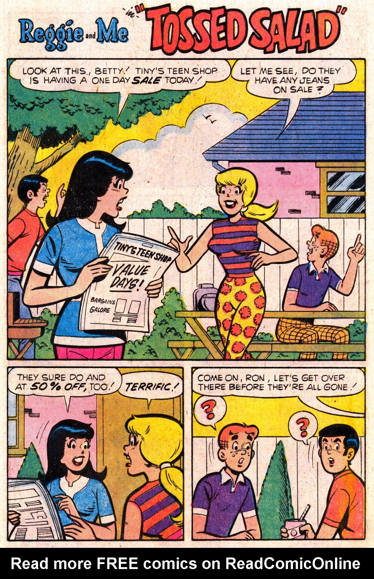 Read online Reggie and Me (1966) comic -  Issue #90 - 22