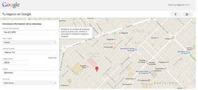 Procedimiento para dar de alta tu taller en Google Place