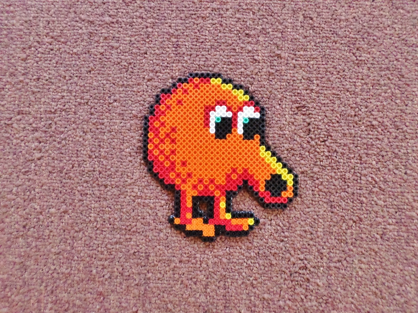 Long Black Fingers Random Perler Beads