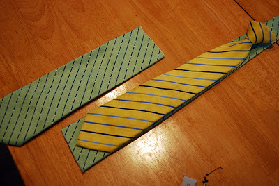 Sunshine and a Summer Breeze: How to turn a men's tie into a boy's tie