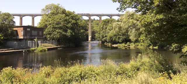 Things to do in North Wales: Hike to the river below Pontcysyllte Aqueduct