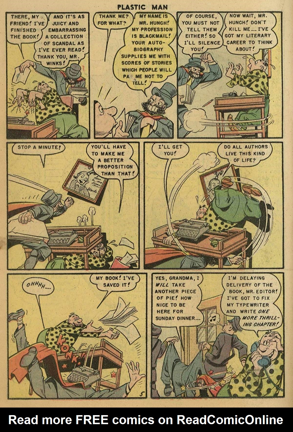 Read online Plastic Man (1943) comic -  Issue #56 - 18