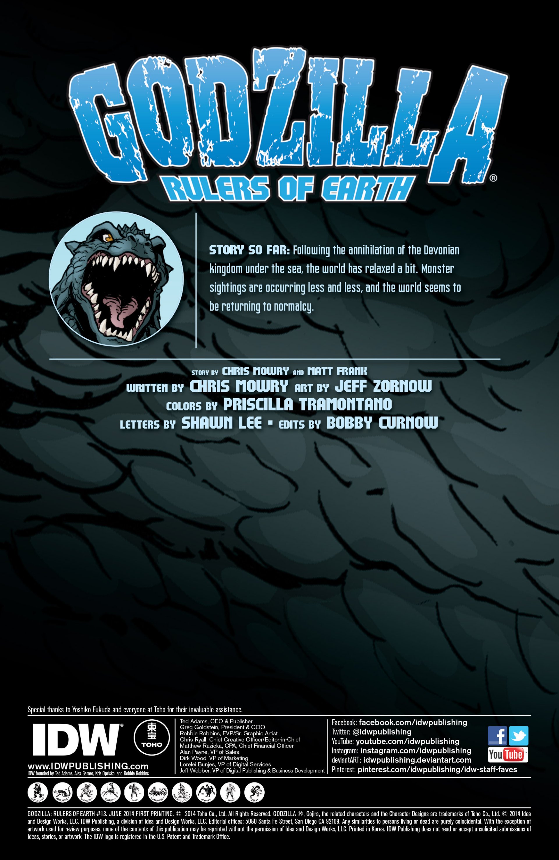 Read online Godzilla: Rulers of Earth comic -  Issue #13 - 2