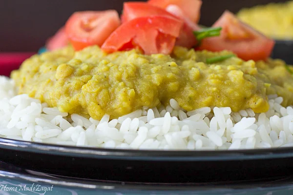 Recipe for Dhal and Rice
