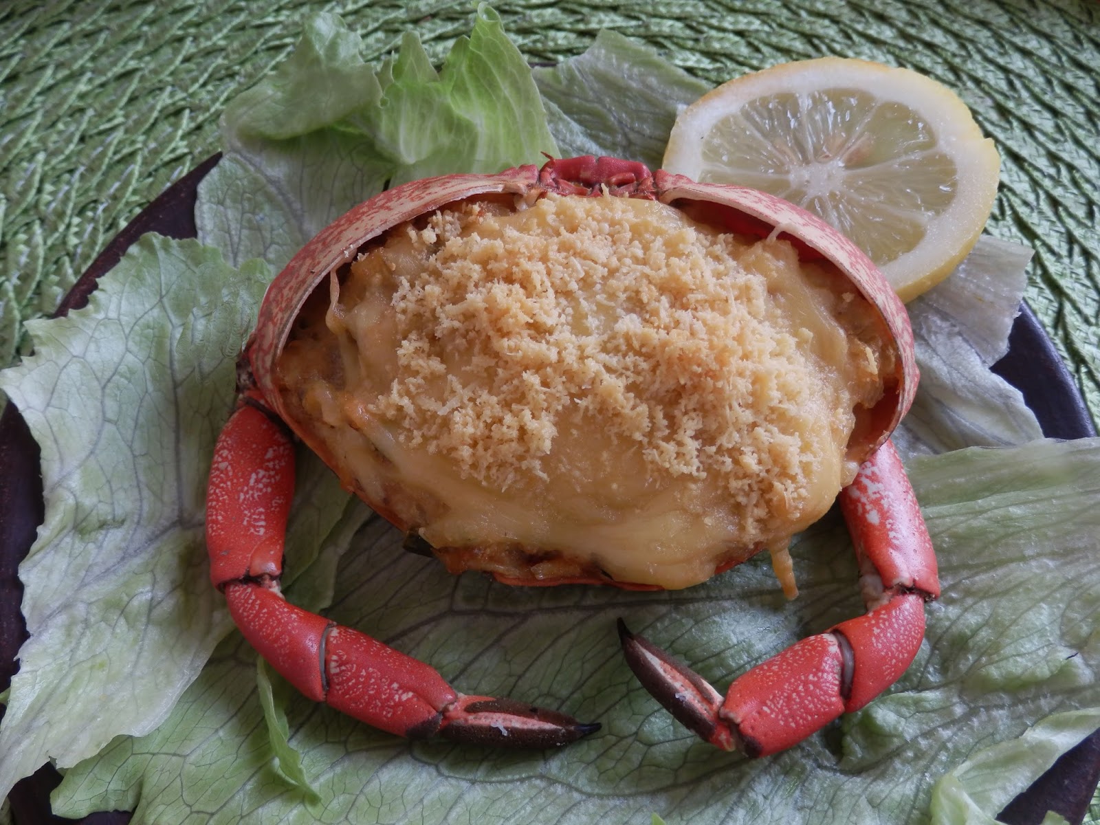 LA MANSA MESA Pastel de jaiba