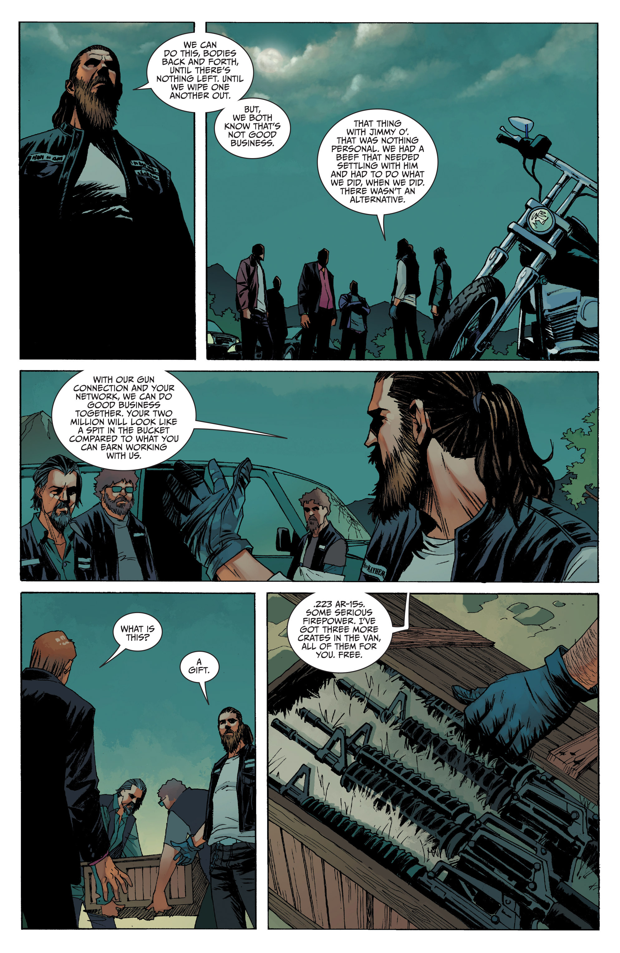 Read online Sons of Anarchy comic -  Issue #10 - 11