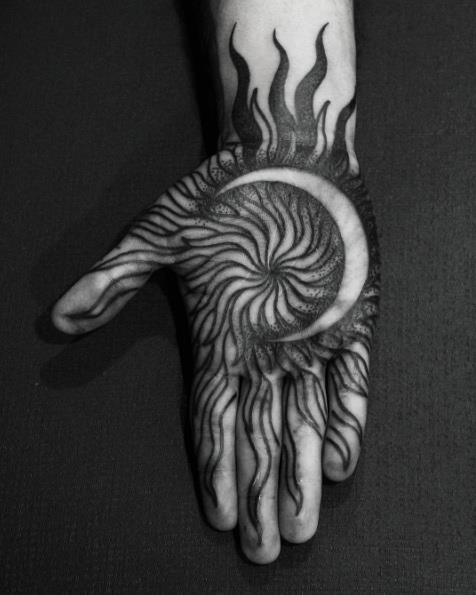 Tatuagens na palma da mão Tatuagens na palma da mão