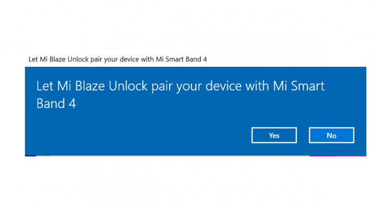 Cara Unlock Windows 10 dengan Mi band 3 dan Mi band 4