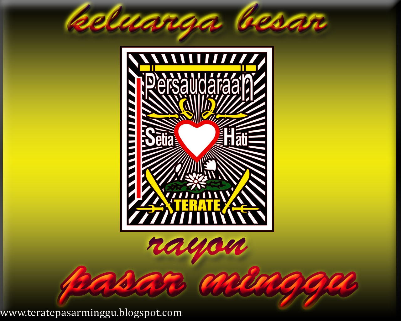 27+ Lambang Bunga Terate Psht