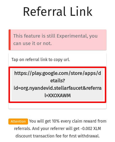 Langkah yang ketiga dan yang terakhir yaitu mengundang teman menggunakan Link Refferal dan suruh teman Anda untuk Memasukkan Kode Refferal Anda ketika mendaftar.