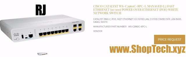 CATALYST 2960-C, POE, FAST ETHERNET, 8 X 10/100 LAN