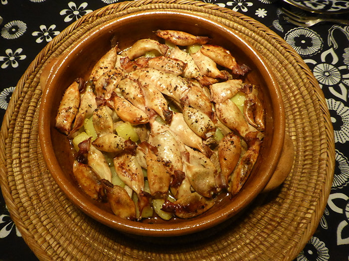 AAA ACCADEMIA AFFAMATI AFFANNATI Calamaretti ripieni, patate e porcini