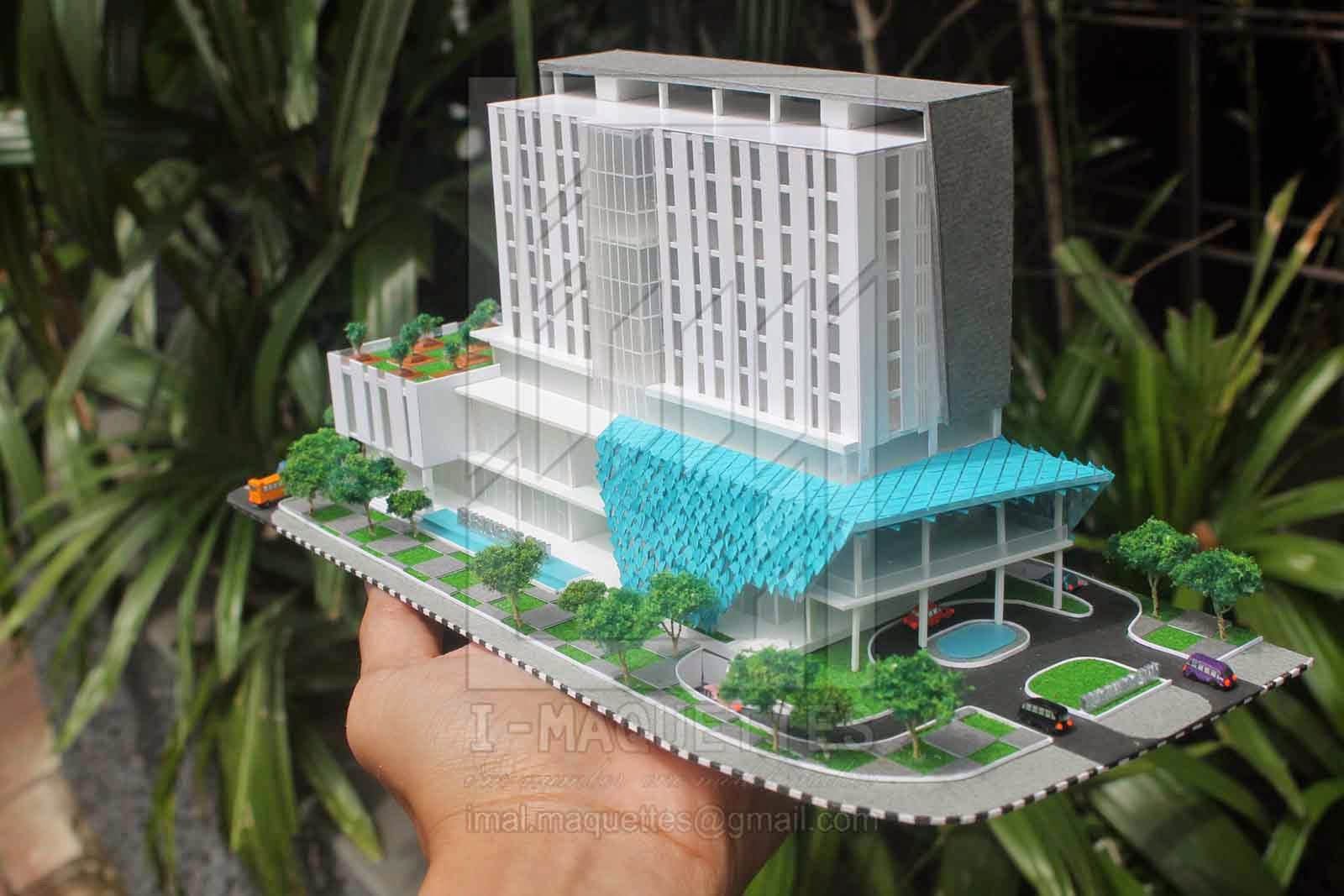i_maquettes: Maket Studio Akhir Arsitektur -City Hotel****