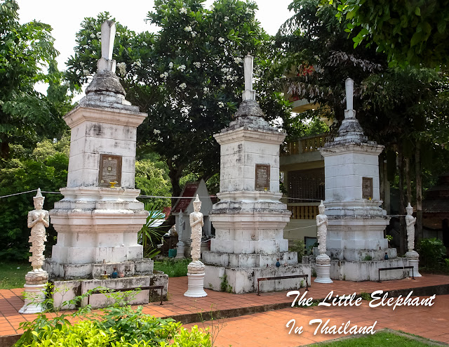 Chedi's for the former rulers of Nan, Thailand