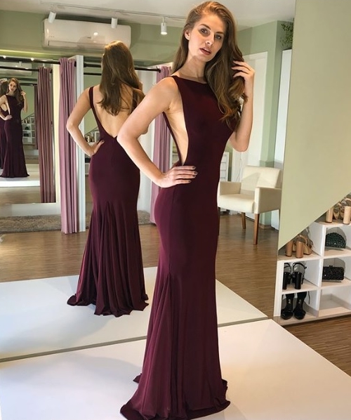 vestidos longos justos para festa