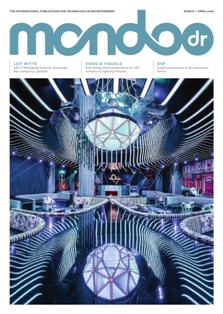 mondo*dr magazine 26-03 - March & April 2016 | ISSN 1476-4067 | TRUE PDF | Bimestrale | Professionisti | Progettazione | Audio | Illuminazione | Tecnologia
We are the global trade publication for technology in entertainment, with a particular focus on fixed installations including: casinos, cinemas, nightclubs, sports stadia and theatres...
mondo*dr magazine, first published in 1990, is targeted at the distributor, dealer and installer of lighting, sound and video equipment across all aspects of the increasingly hybrid entertainment installation market. It is published in two versions - European (translated into French, German, Spanish and Italian) and Asian/Pacific (Chinese, Arabic and Russian) and contains superb international coverage of venues, companies, industry shows and product.
The global coverage of mondo*dr magazine is unrivalled and allows you access to all major decision makers in their respective countries. With a circulation of over 13,000, mondo*dr magazine is mailed to over 120 countries. In addition, the circulation is backed up by our attendance or participation at every major trade show in the world.