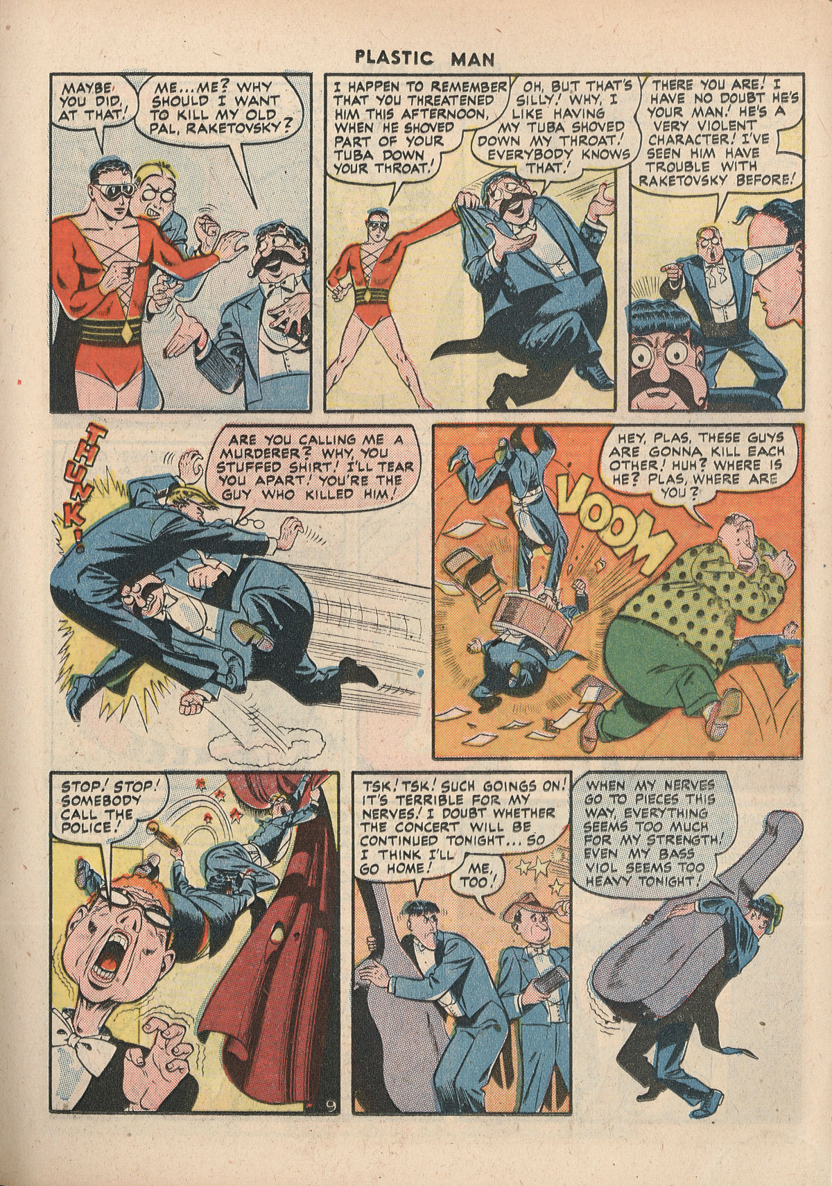 Read online Plastic Man (1943) comic -  Issue #8 - 23
