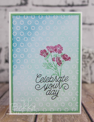 Pretty Wild About Flowers Birthday Card Made Using Stampin' Up! UK Supplies - Buy Stampin' Up! UK Here