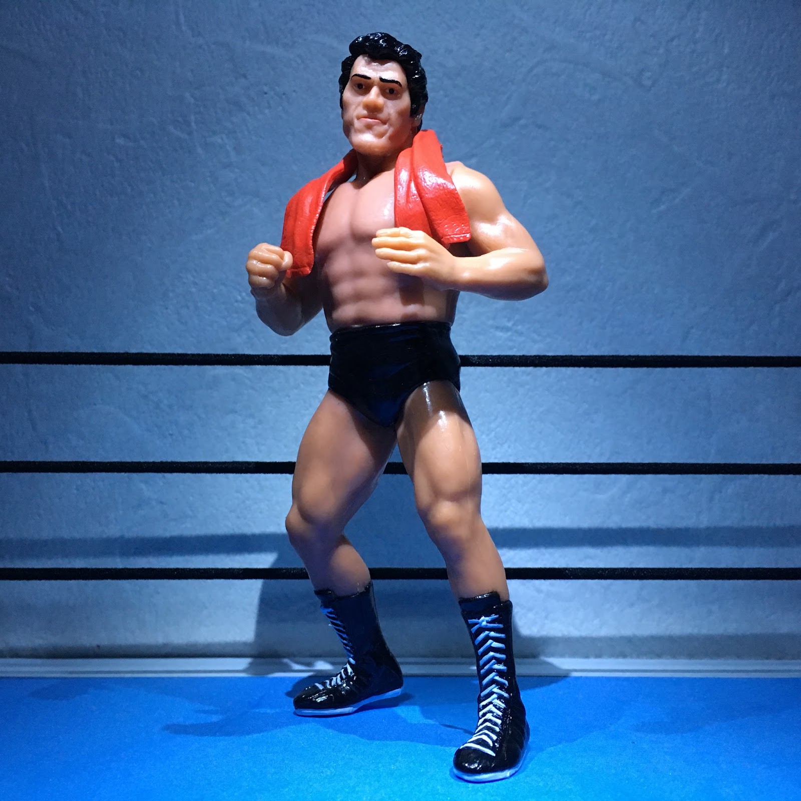 13cmプロレスフィギュア道 アントニオ猪木 30周年記念赤タオルver