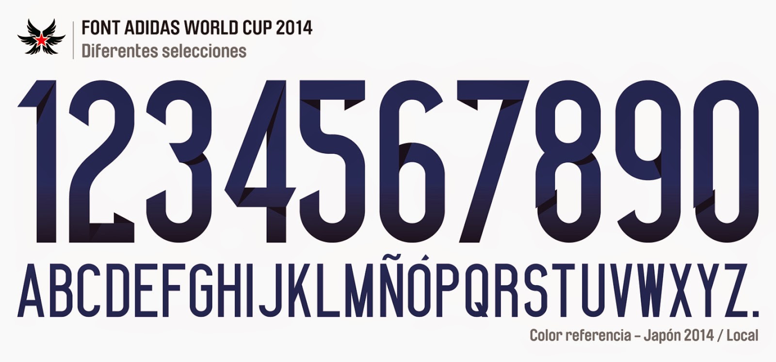 TIPOGRAFIAS FONTS: Font Adidas World Cup 2014