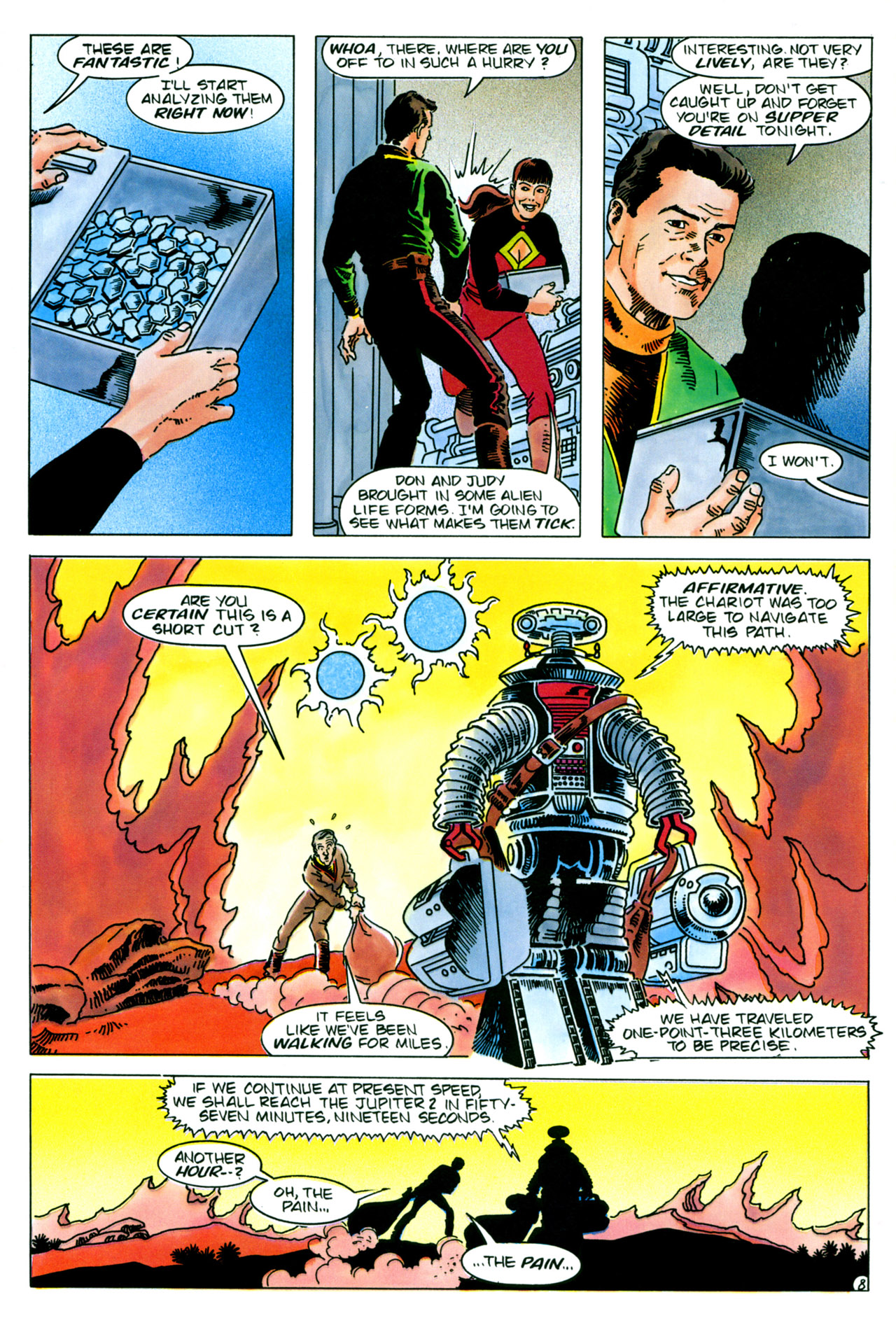 Read online Lost in Space (1991) comic -  Issue #6 - 10
