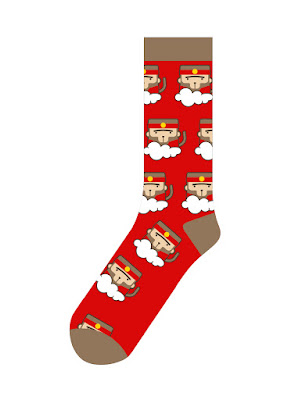 Designing socks - our Lucky Monkey gifts