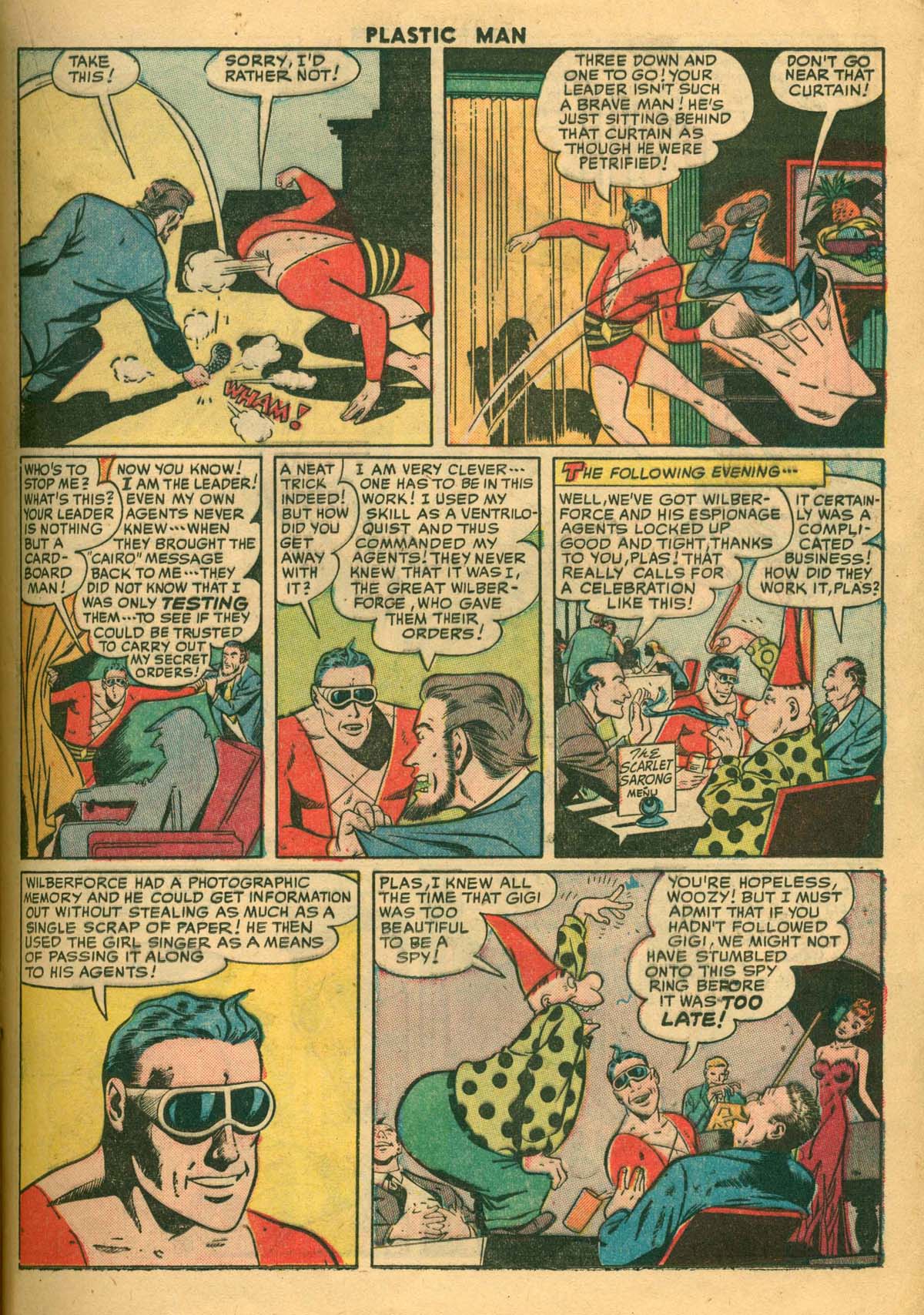 Read online Plastic Man (1943) comic -  Issue #27 - 25