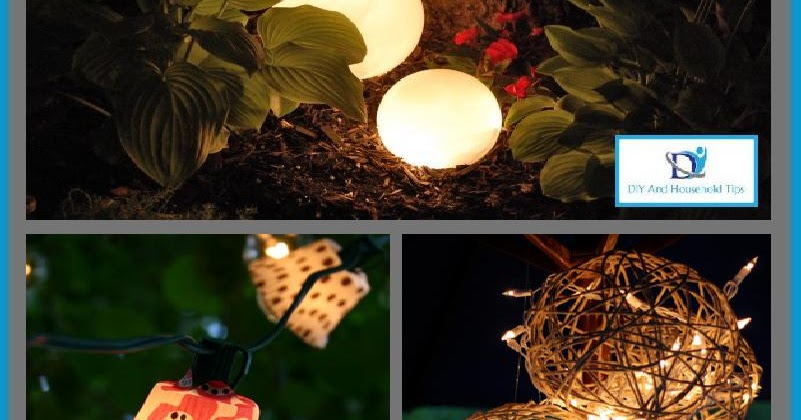 DIY And Household Tips: 10 DIY Outdoor Lighting Ideas for Backyard