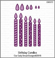 Divinity Designs Custom Birthday Candles Dies