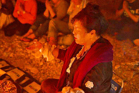 Ayako Toguchi praying, GIF, rituals, cave