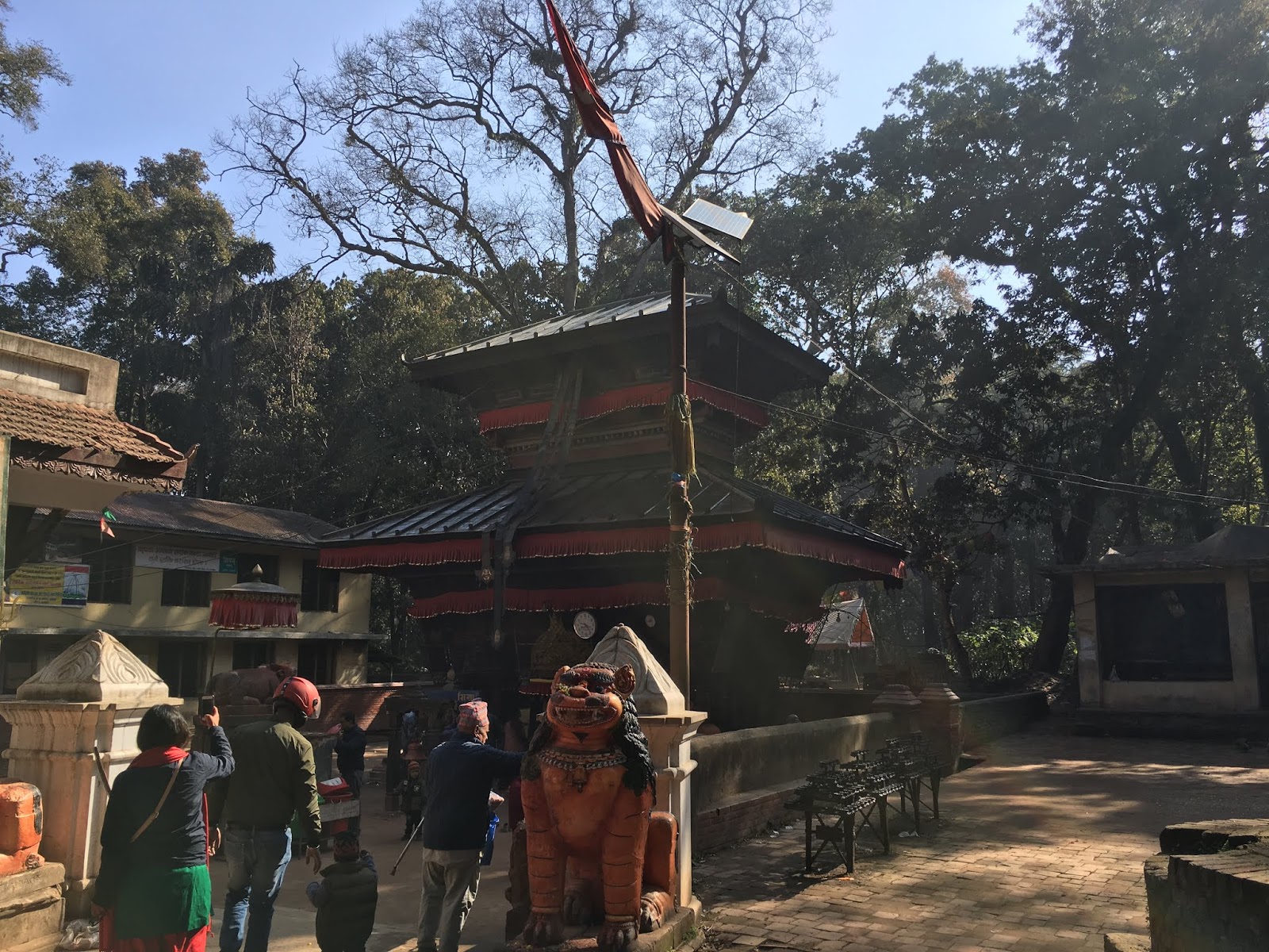 A temple without Pinnacle Bajrabarahi Temple