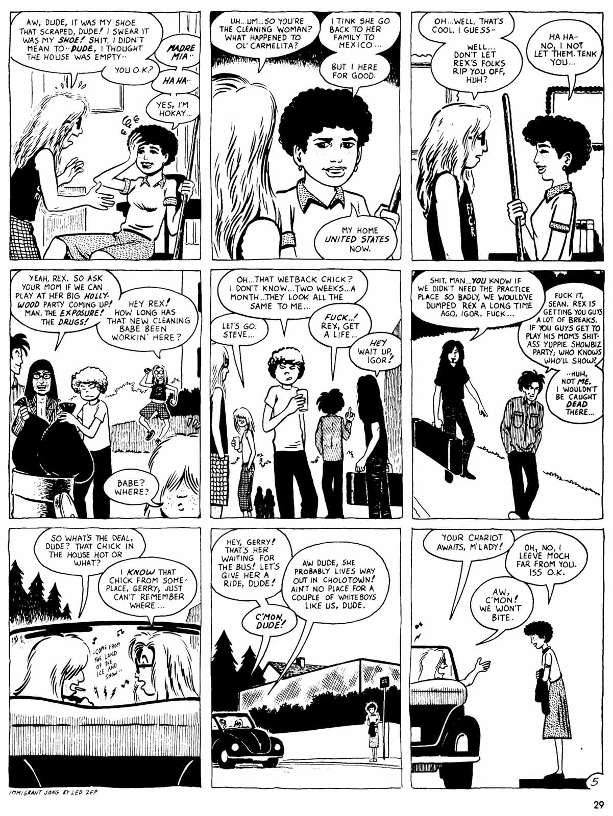 Read online Love and Rockets (1982) comic -  Issue #31 - 31