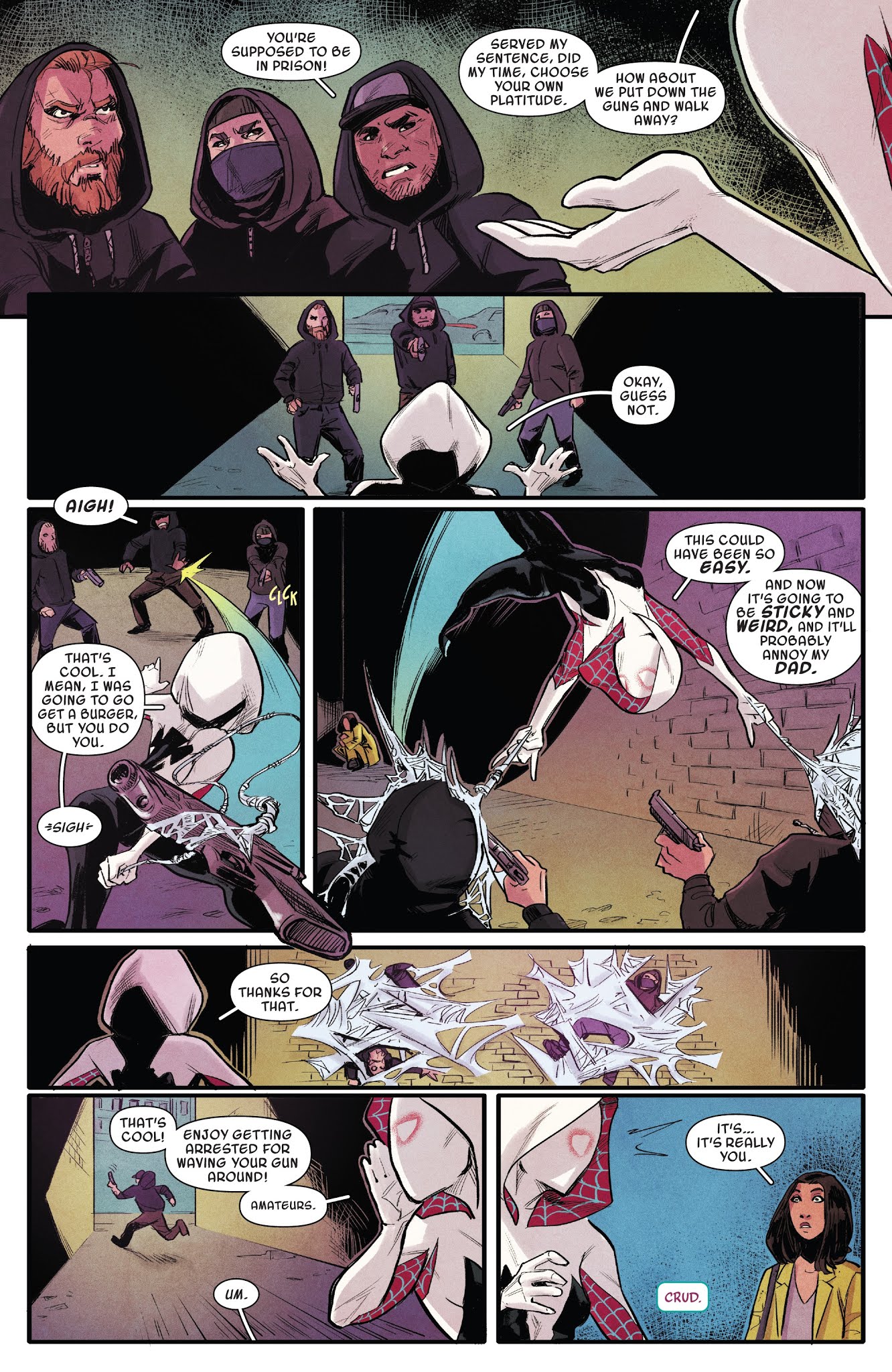 Read online Spider-Gwen: Ghost-Spider comic -  Issue #1 - 6