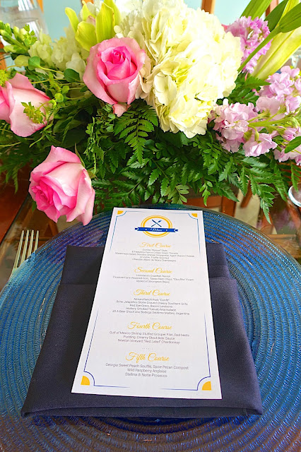 In suite 5 course dinner from Sandestin Executive Chef, Javier Rosa