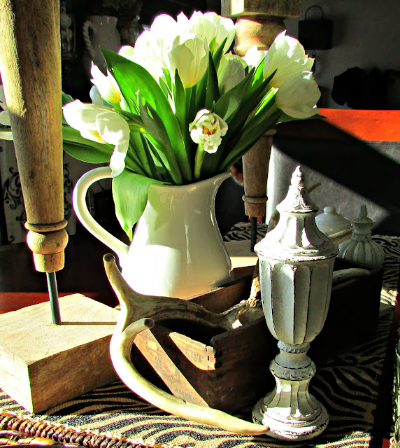 Antlers & Zebra Tablescape