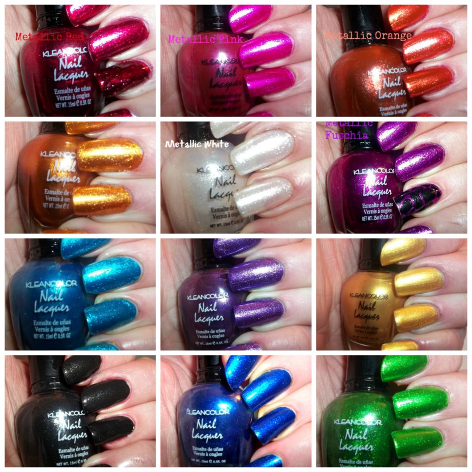clear nail swatches